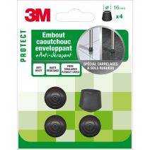 Embout caoutchouc enveloppant Ø16mm - 3M